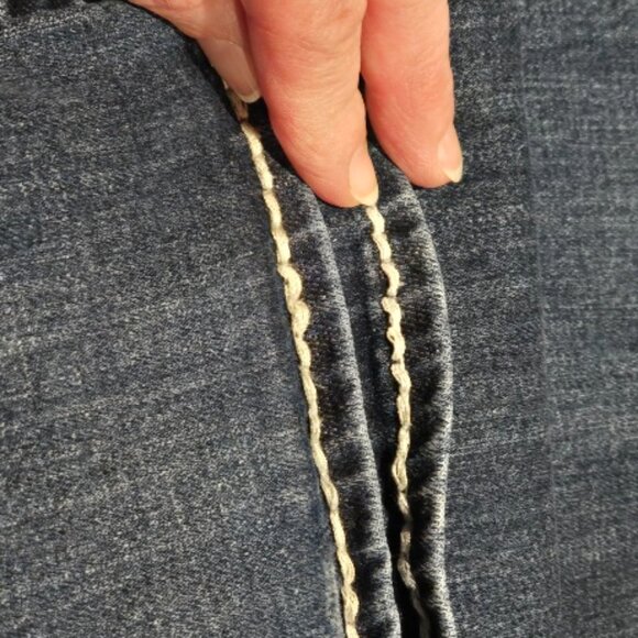 Vigoss New York Slim Boot Jeans Size 20 Embellished Pockets Dark Wash Size 20/33 - Picture 9 of 9